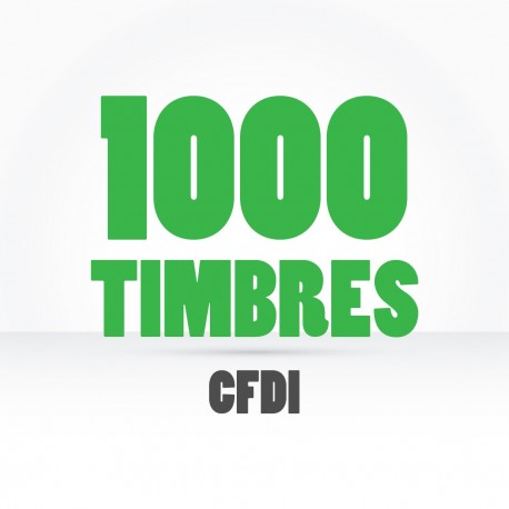 1,000 Timbres CFDI