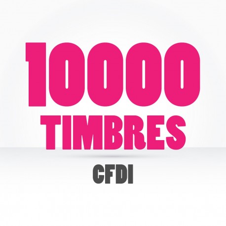 10,000 Timbres CFDI